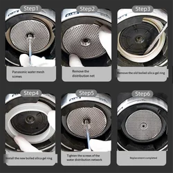 popular 2 Piece Shower Screen & Silicone Steam Ring 54mm Compatible for Breville Sage Espresso Machines