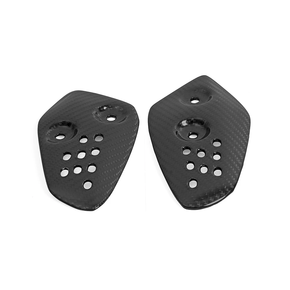 Per YAMAHA MT07 FZ07 2014-2023 MOTO4U Accessori moto in fibra di carbonio Protezione pedale Protezione pedale posteriore Piastra tallone decorativa
