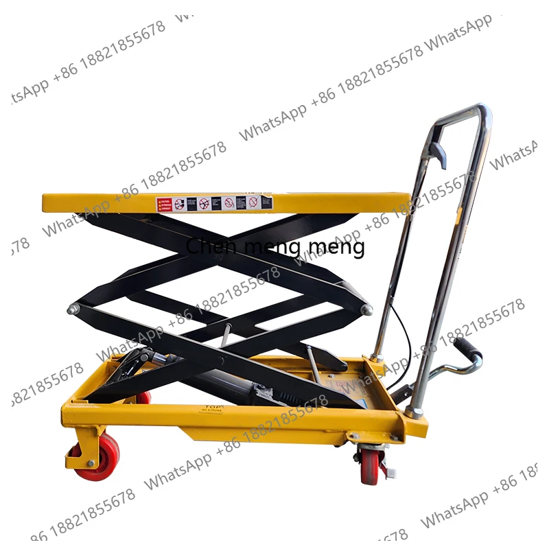 

150 кг ножничная форма, грузовая тележка для переноса, регулируемый подъемник с ножным управлением, сверхмощный, стабильный, прочный для заводской мастерской
