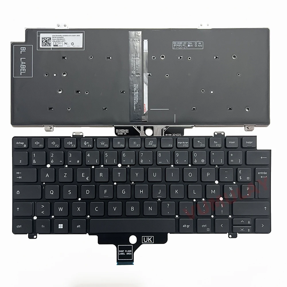AZERTY Keyboard for Dell Latitude 7420 7430 7521 7520 7240 7530 5420 5421 5430 5431 0NMWP8 0MNNHV French FR Backlit