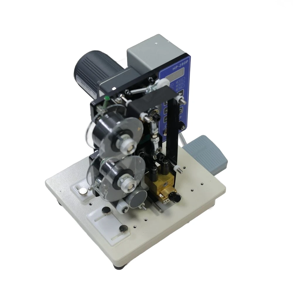 

HP-280P Electric Hot Stamp Coding Machine – Expiry Date Printer for Packaging Films, Labels & Bags Multi-Column Printing, 220V