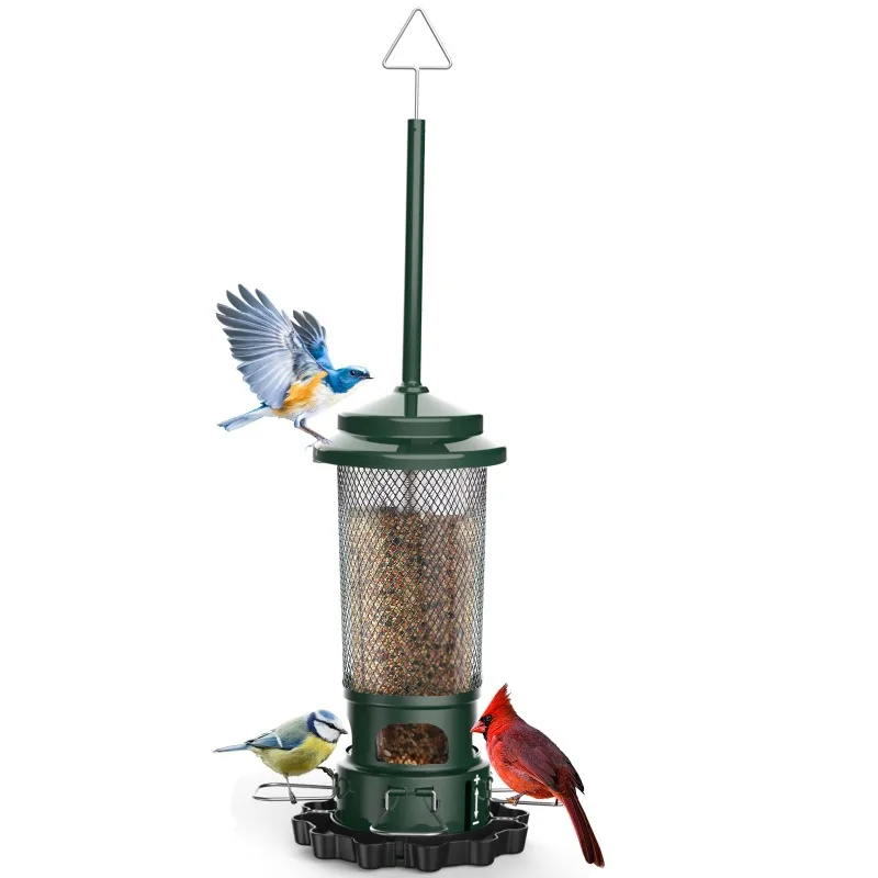 

Outdoor garden wrought iron bird feeder Hanging hummingbird water feeder
