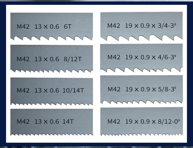 Quality Assurance Bi-metal Band Saw Blade For Cutting Metal 1140 x 13 bandsaw pully