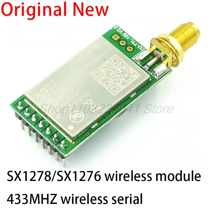 SX1278/SX1276 Wireless Module 433MHZ Wireless Serial port LORA Spread Spectrum 3000 Meter UART Interface