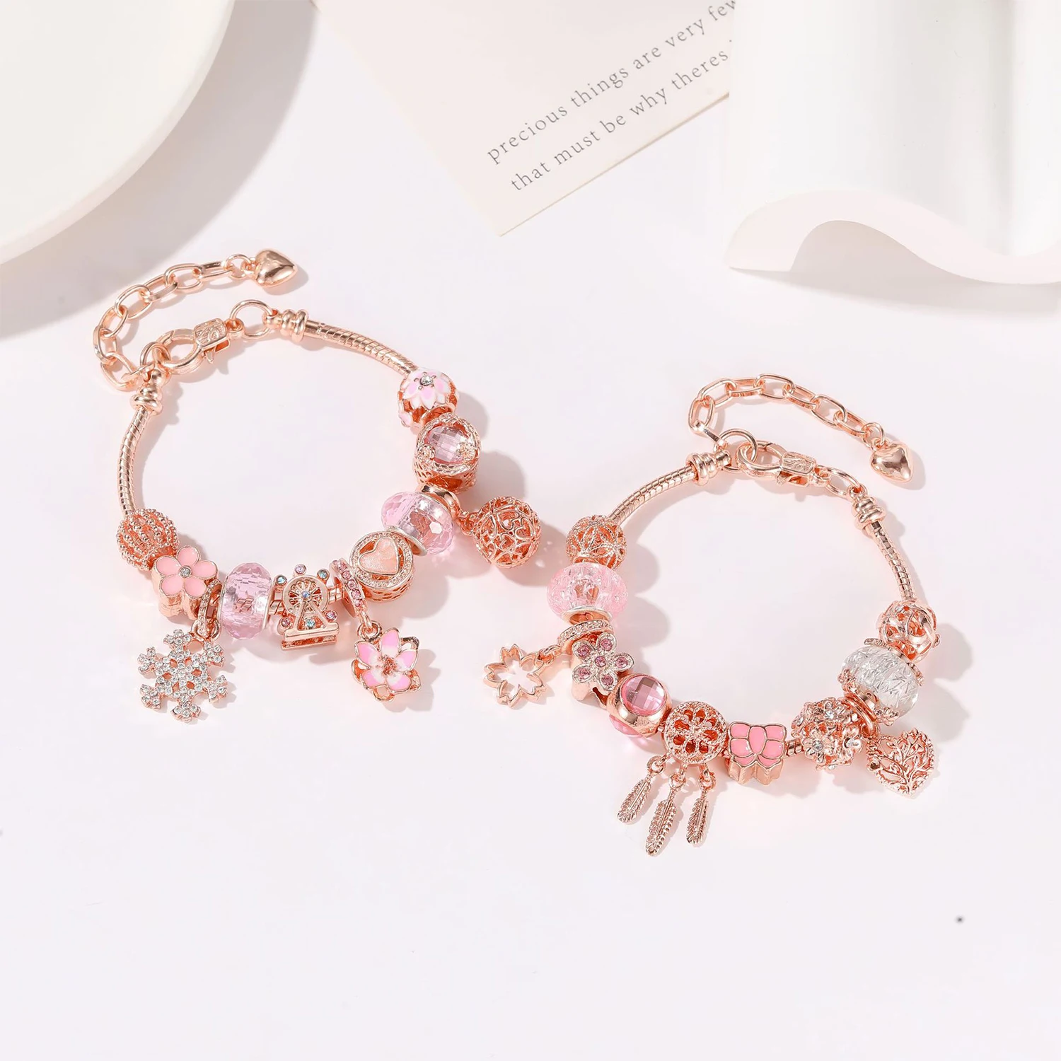 Christmas/Castle Series Bracelet DIY make calendar blind box, Christmas countdown DIY jewelry making kit gift