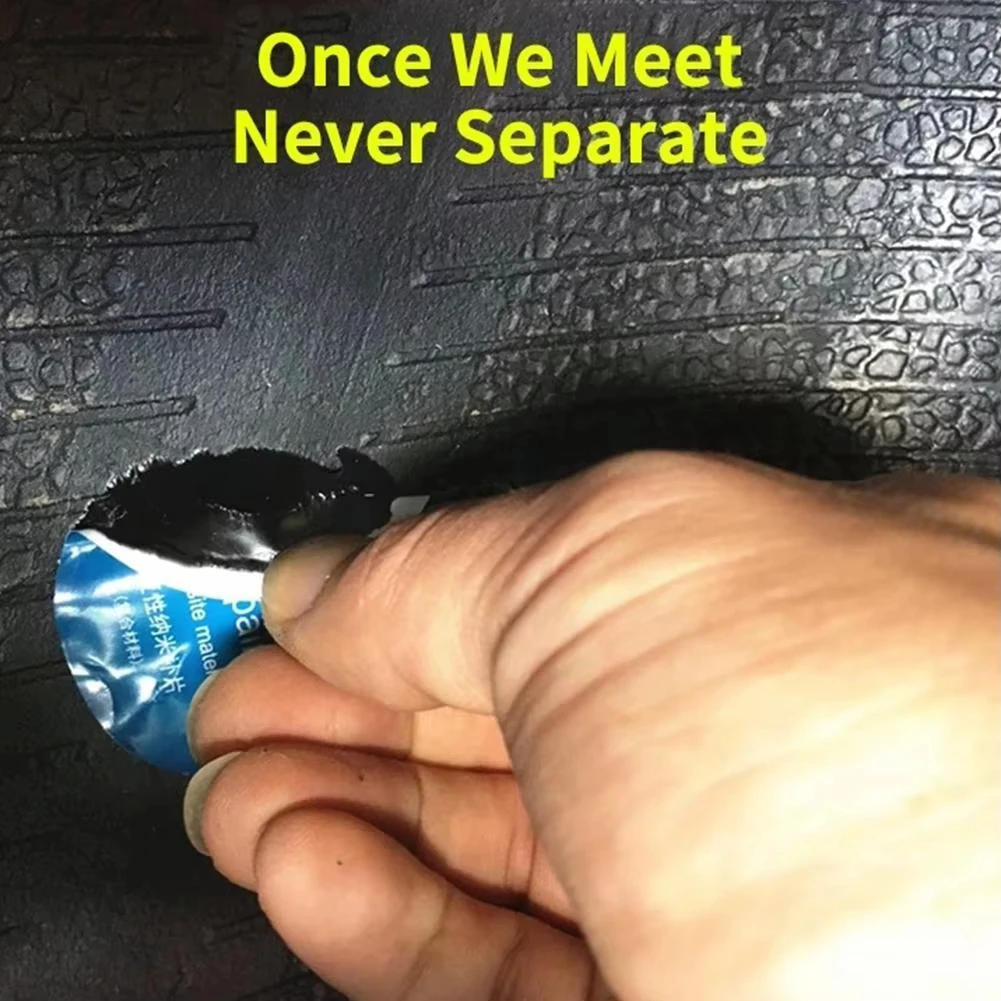 

2/5pcs Car Tire Nano Repair Patch Fast Self-adhesive Cold Film Car Drying Inner Tube Vacuum Tire Repair Tool Without Glue Patch