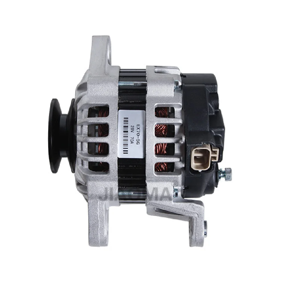 M208 4JG1 ZAX70 A2TA8383 8971822892 A2TA8383AM A002TA8383 A2TA8383 CAL35609 10806 24V 70A Excavator Alternator