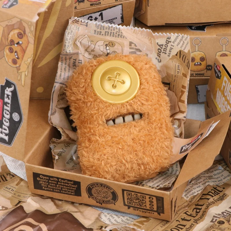 

Original Fuggler Keychain Blind Box Plush Toys 12CM Fugg UNGGETS Pendants Stuffed Animel Mystery Boxs Collectible Dolls Gifts