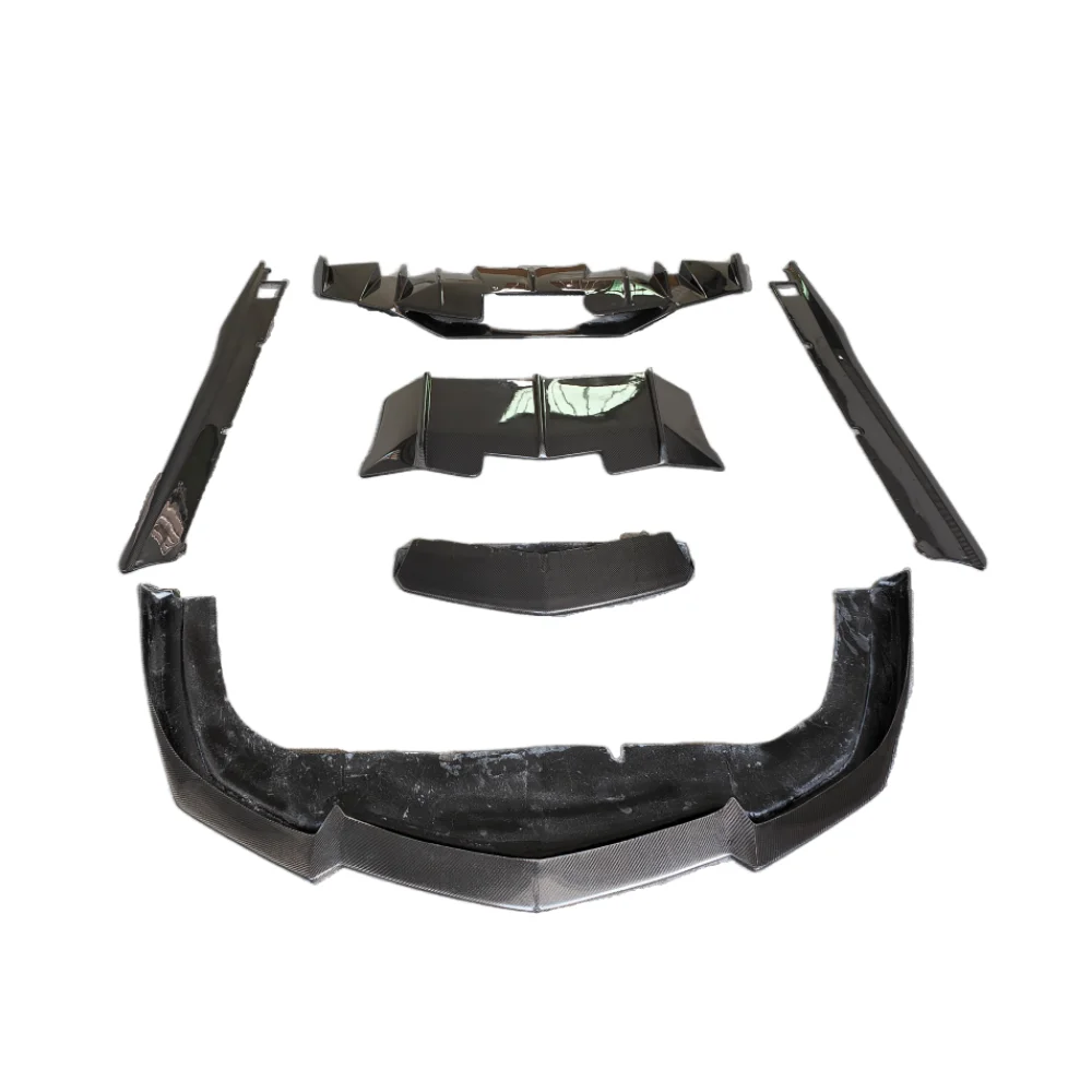 

High Quality Genuine Carbon Fiber Body Kit for Lamborghini Aventador LP700 DMC Style Front & Rear Lip Side Skirts