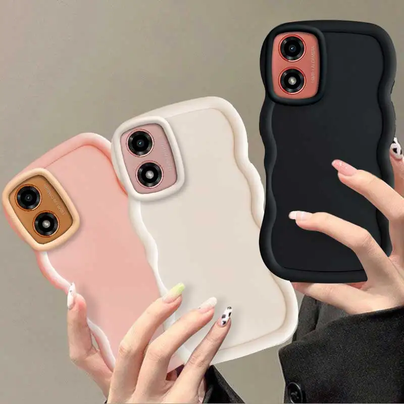 G04 S Wellenförmige Silikon Handyhülle für Motorola G30 G05 G04S G04 G24 G10 G15 G14 G20 G34 G32 G13 G25 G35 G23 Abdeckung