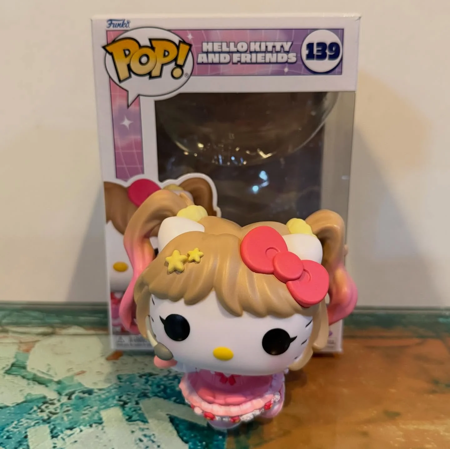 

Фигурка Hello Kitty (в стиле K-Pop) Funko Pop # 139 Официальных подлинных коллекционных фигурок Hello Kitty, подарок для фанатов, игрушка