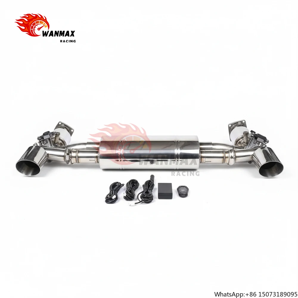 

High Performance Valvetronic Axle-Back Exhaust System for 911.2 Change to GT2 RS Style Muffler with Remote Control