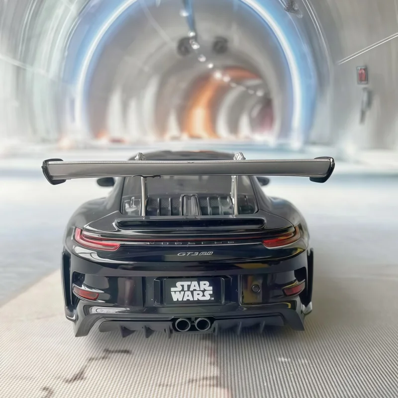 جادا 1:24 مقياس سبيكة نموذج سيارة بورش 911 GT3 RS محاكاة سباق السيارات جمع عرض العنصر هدية للأولاد
