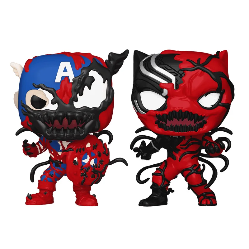 Marvel Funko Pop Comics&Superheroes Carnage Captain America Carnage Black Panther Toys for Boys Gift Collectible Model Ornaments - Image 3