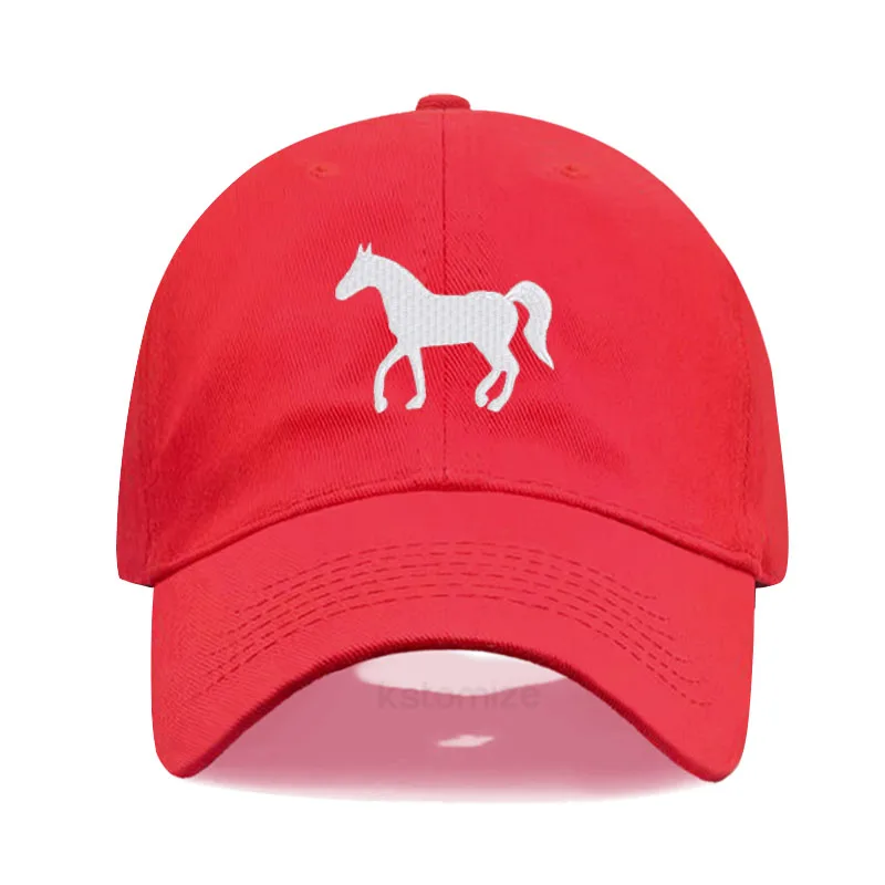 Horse Embroidered Baseball Cap for Women Men Fashion  display picture 1