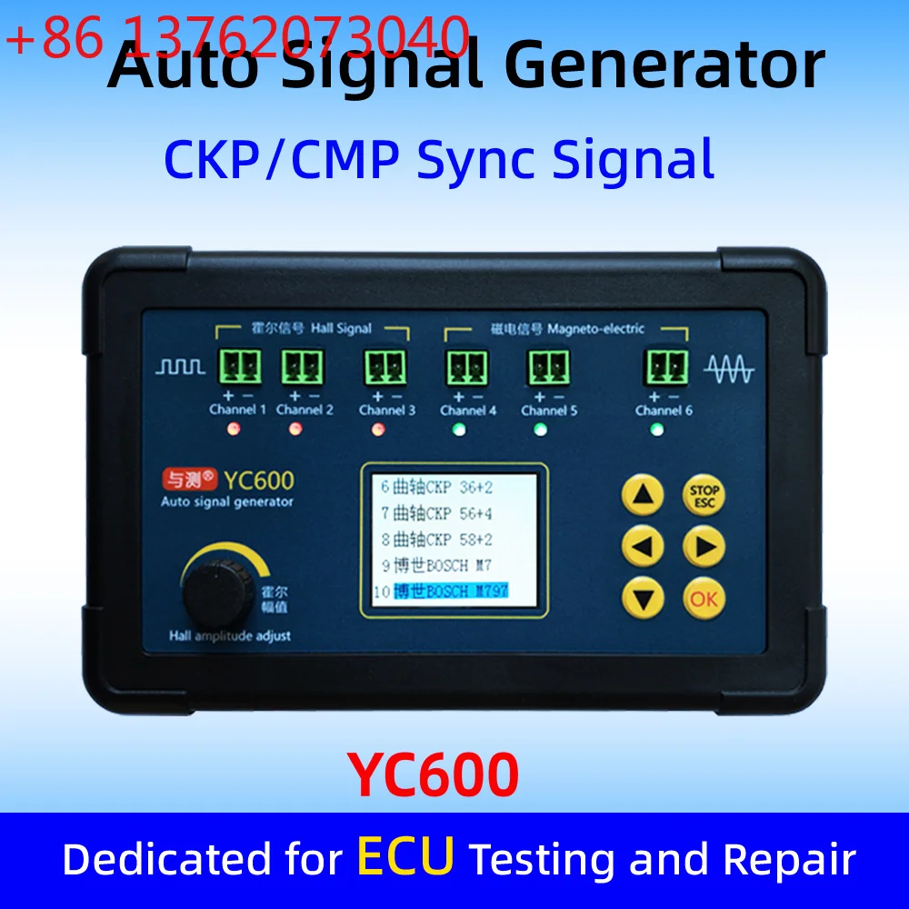 Vehicle Synchronized Crankshaft Camshaft Signal Generator Motorcycle Auto Car CKP CMP Signal Simulator Generator