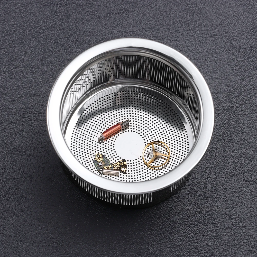 Watch Parts Cleaner Baskets Ultrasonic Cleaning Stainless Steel Watch Parts Mesh Holder Basket Watch Repair Tool Accessories