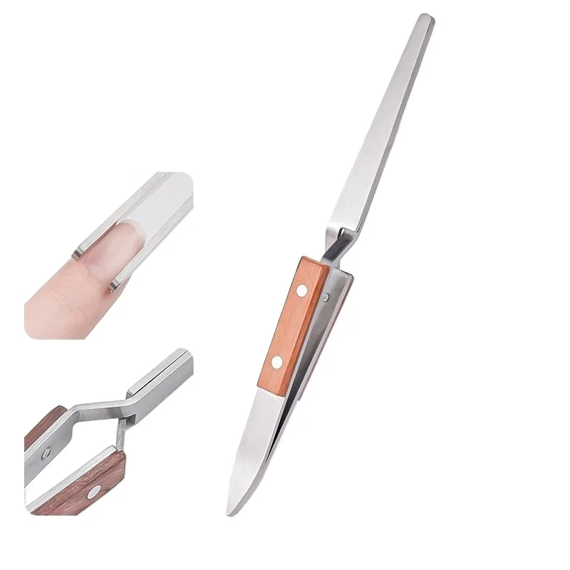 1pc Nail Art Shaping Clips Crystal Nail Styling Tweezers Thickened Fixed Pliers for UV Gel Extension Nail Tool