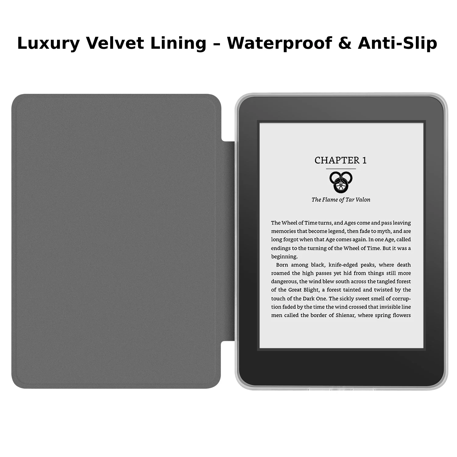 

2024 Магнитный чехол Colorsoft Signature Edition для Kindle Paperwhite 12-го поколения, 7 дюймов, 360 ° Вращающаяся съемная подставка 2-в-1 SA568B