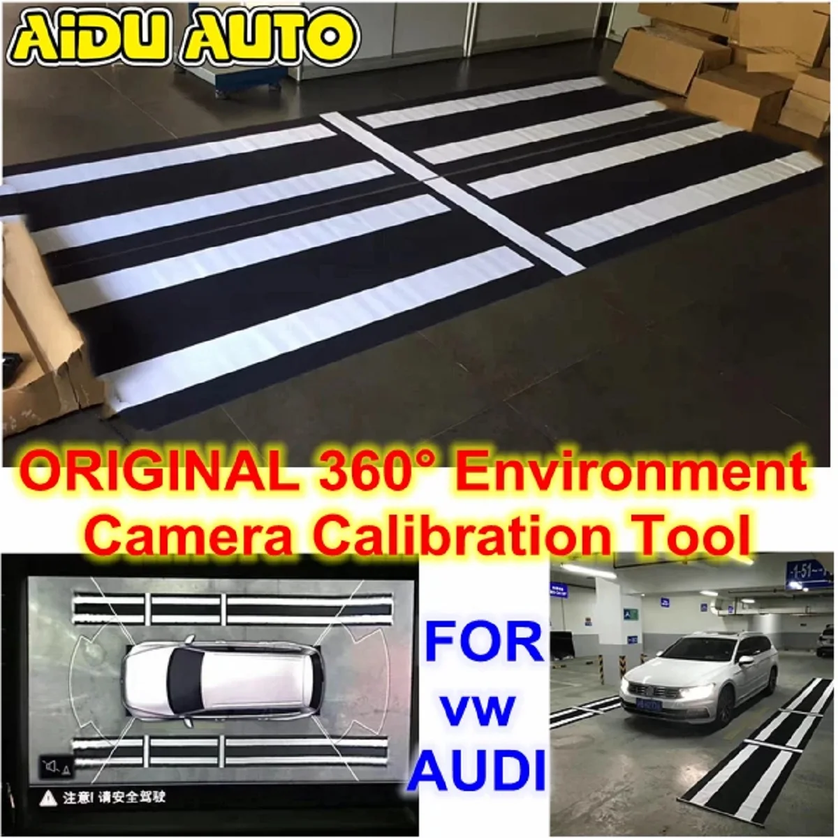 FOR Audi VW Skoda Seat Original 360 Environment Rear Viewer Camera Calibration Tool VAS721001