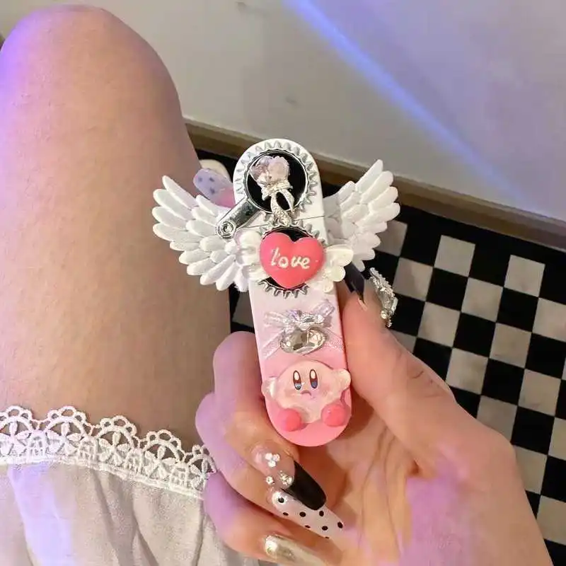 Original Handmade Gear Windproof Lighter Angel Goth Y2k Niche Lighter For Girls As A Gift