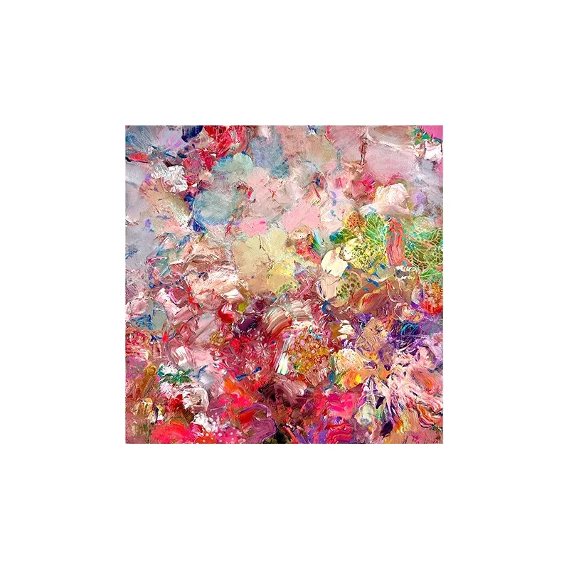 

Картина маслом ручной работы для гостиной, золотистая цветочная тень, картина для прихожей, настенные панно для гостиной, настенные росписи для гостиной.