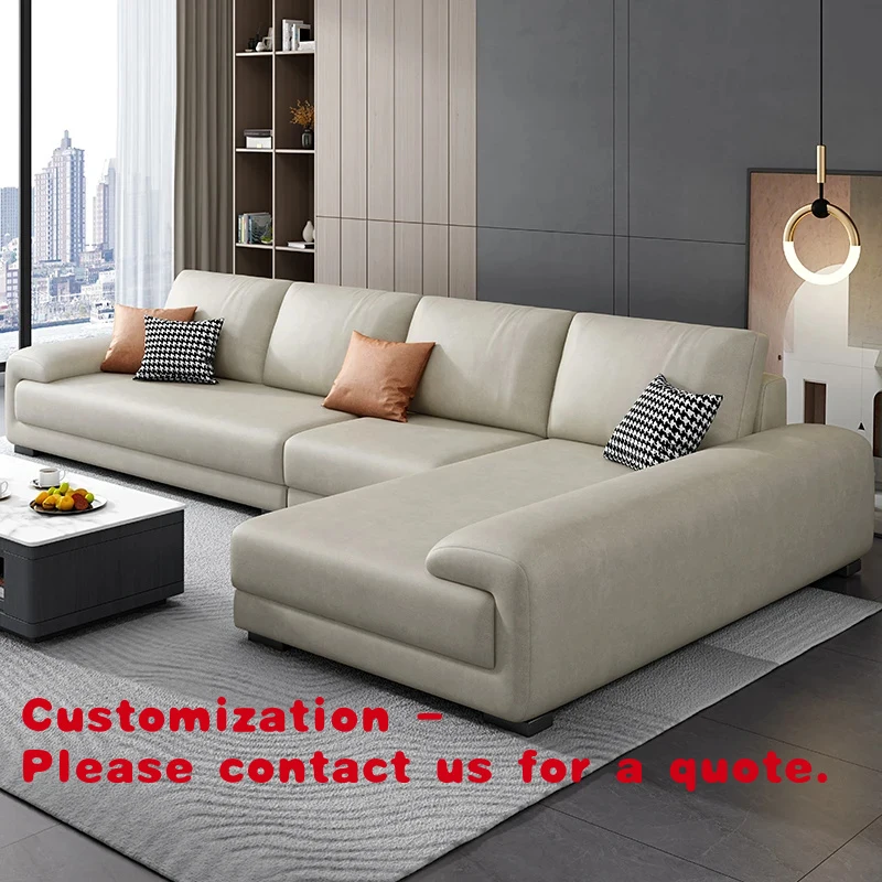 Customize.New Nordic Modern Wash Technology Fabric Latex Sofa Minimalist Living Room Fabric Sofa Combination