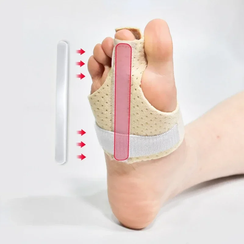 Adjustable Hammer Toe Straightener and Corrector for Metatarsalgia Claw Toe Mallet Toe Pain Relief Splint Foot Compression Wrap