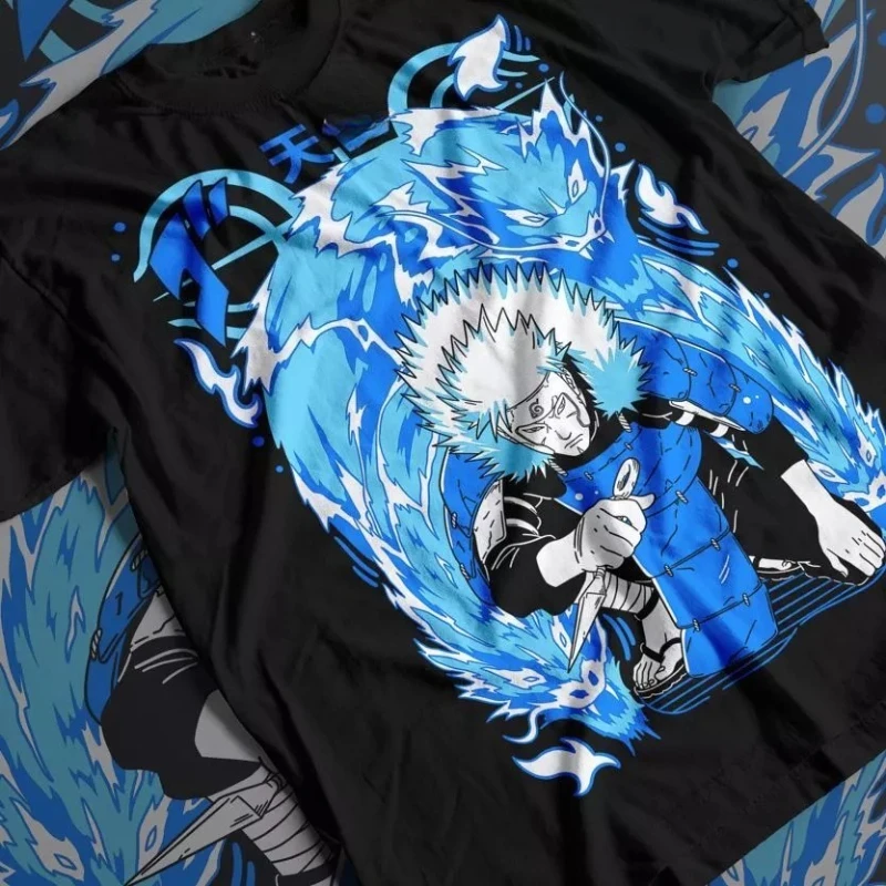 

Tobirama T-shirt Naruto Hisai Yangping Ferret Anime Horror Shirt Summer New Retro Fashion Men and Women Streetwear