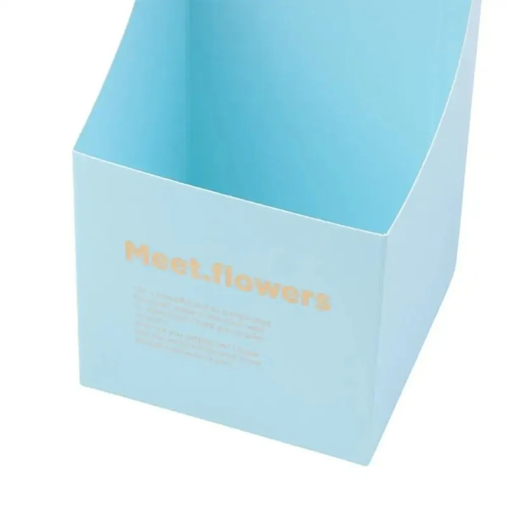 5 Stück Kreative Tragbare Faltbare Blumenbox Handgefaltete Mehrfarbige Blumen-Geschenkbox Dicke Karton-Bouquet-Verpackungsbox – Detail 11