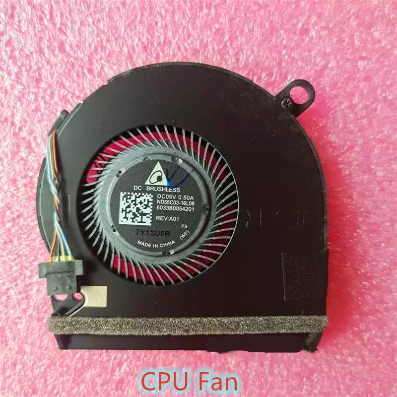 New Original Laptop CPU Cooling Fan For HP ENVY 13-AD TPN-I128 Independent Graphics Card Edition Fan ND55C03-16L09 ND55C03-16L08