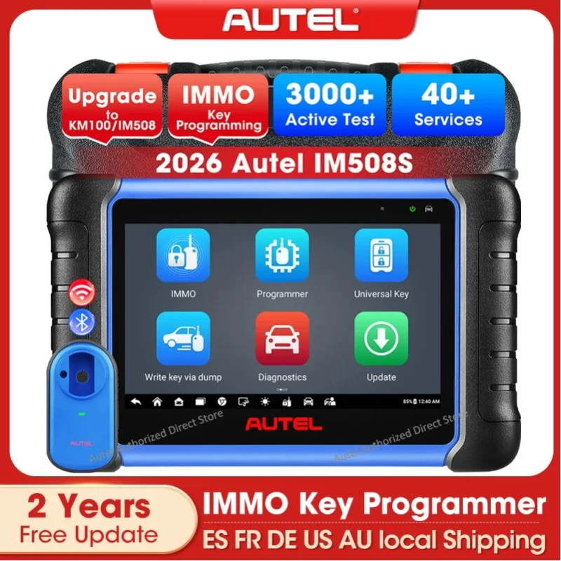 Autel MaxiIM IM508S OBD2 Skaner Samochodowy IMMO Narzędzie do Programowania Kluczy Diagnostycznych Wielofunkcyjny Programator Kluczy Samochodowych pk KM100 IM508 — 2