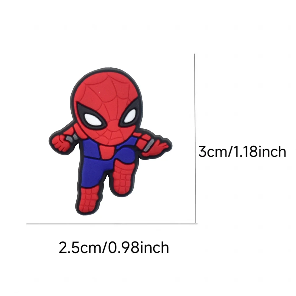 Bestseller 14-200 Stück Hot Toys Cartoon Anime Figuren Serie PVC Schuh-Charms Zubehör DIY Abnehmbare PVC Schuhdekorationen Geschenk – Detail 3