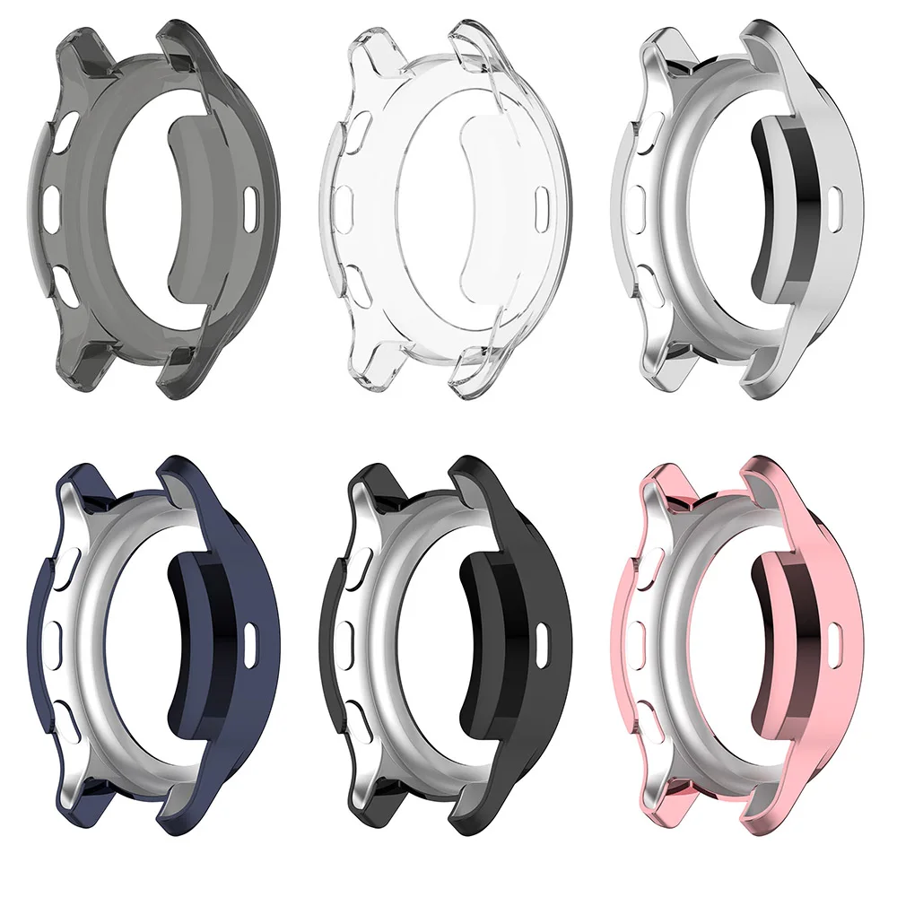 Protector Cases For Garmin Venu 2 Plus Smart Watch Protective Case Cover Soft TPU Bumper Shell Replacement Accessories Frame