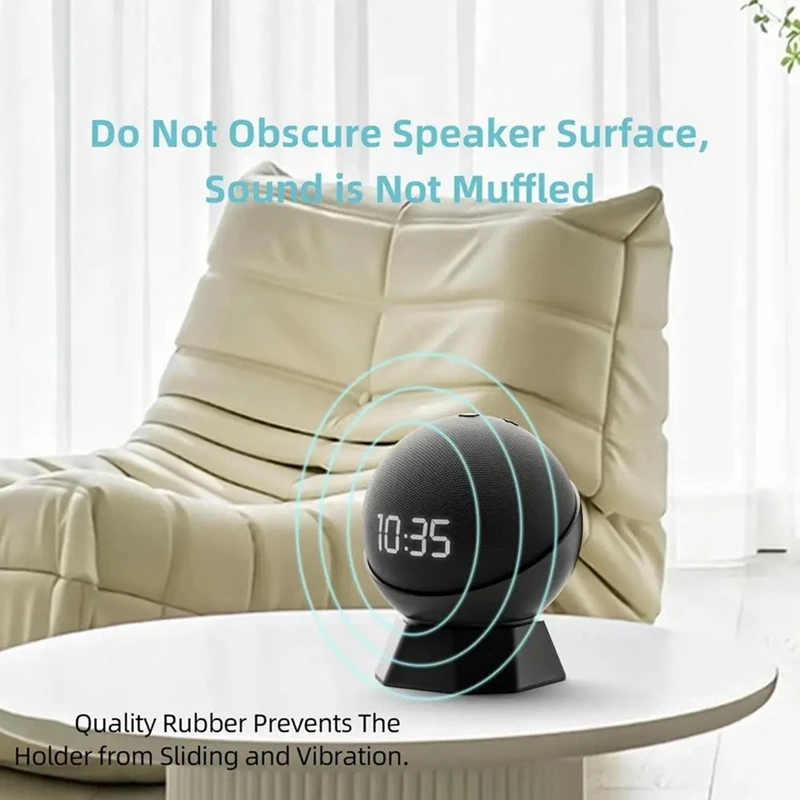 For Amazon Echo Dot5/Echo Dot4 Universal Speaker Desktop Liquid Silicone Base