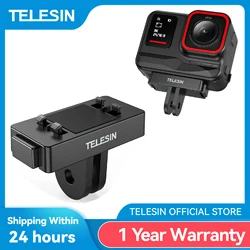 TELESIN Magnetic Two Claw Adapter Action Camera Accessories For Insta 360 Ace Ace pro Adapter