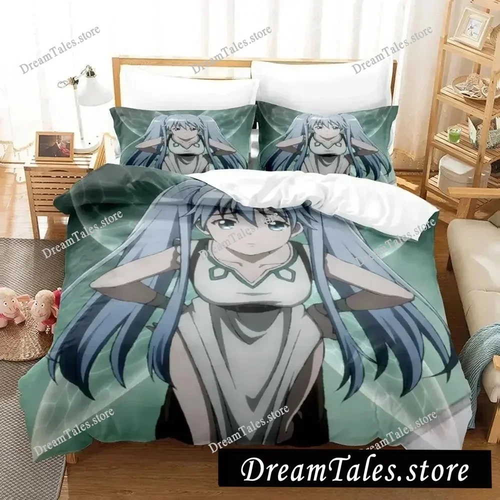 Fashion Handyman Saitou in Another World Bedding Set Cartoon 3D Print Anime Three-piece Set Adult Kid Bedroom Duvet Cover Sets74