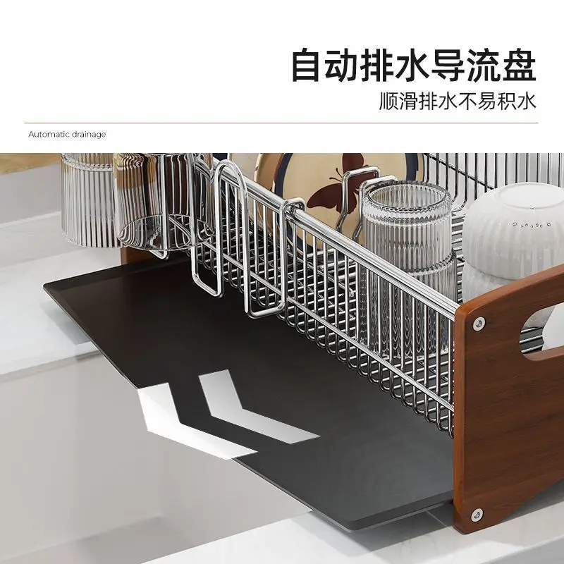 304 stainless steel dish drain rack, kitchen rack