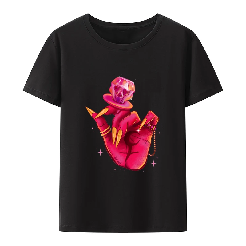 

Pink Your Poison Printd Anime T-shirts Humor Funny Top Tee Pair Clothing Comics Black Custom Gothic Same Style Hot Sale Gift