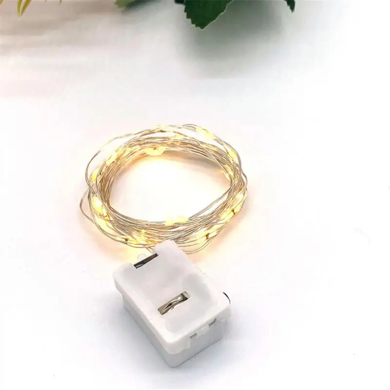 Led String Lights Perfect For Crafts Flexible And Easy To Shape Silver Wire Fairy Garland Bottle Stopper Holiday Decoration