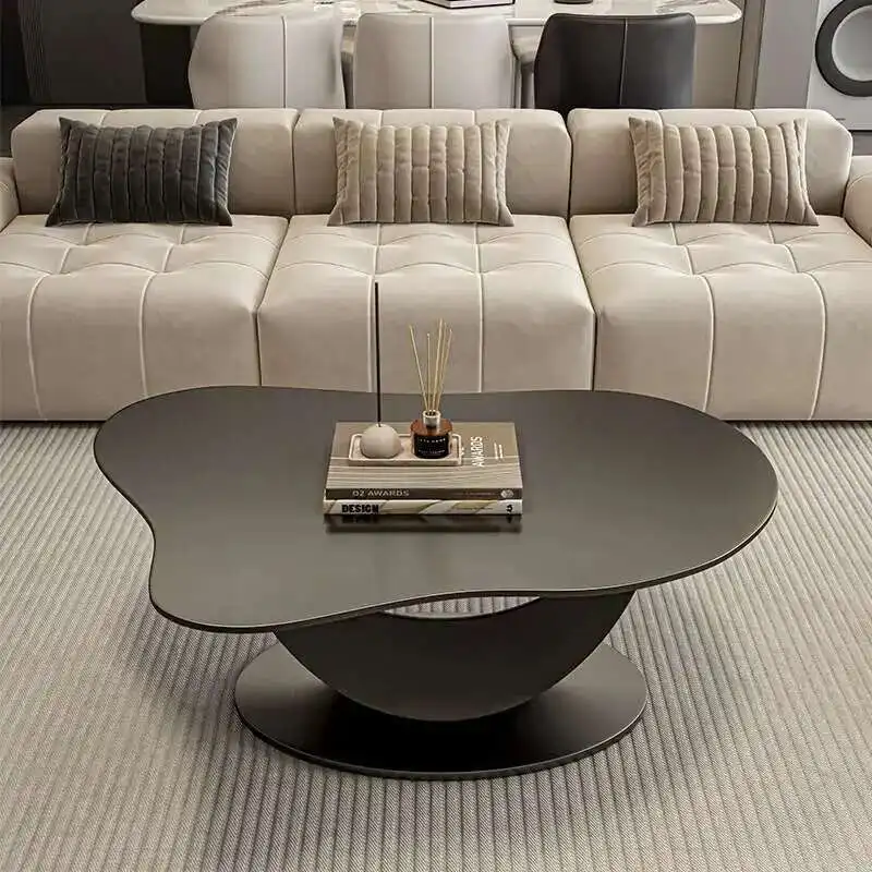 

Coffee Table Simple Living Room Luxury Modern Rock Plate Shaped Irregular Creative Tea Table Tavolino Da Salotto Furniture