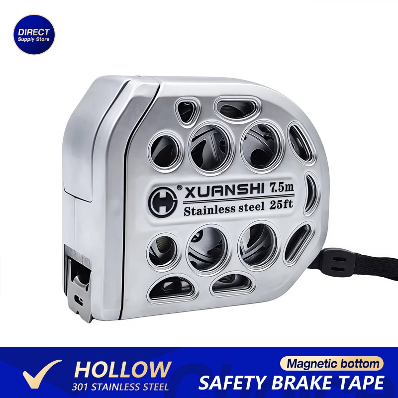 شريط قياس مجوف مغناطيسي ممتاز قابل للسحب للنجارين الكهربائيين - هدية أداة مضادة للتآكل من الفولاذ المقاوم للصدأ #1
