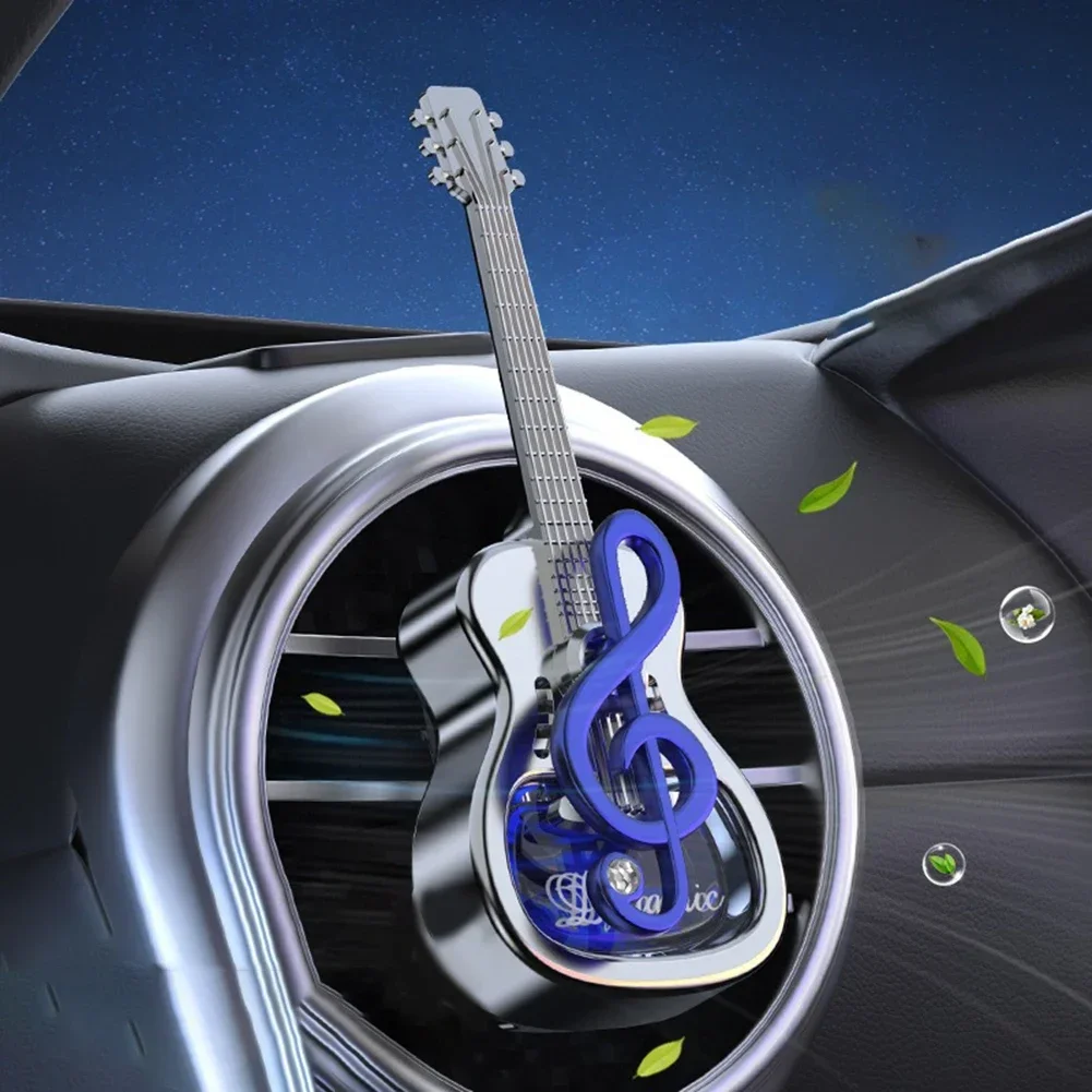 منفذ السيارة تنفيس مقاطع العطور سيارة الهواء المعطر تكييف الروائح الغيتار اكسسوارات الديكور الداخلي #1