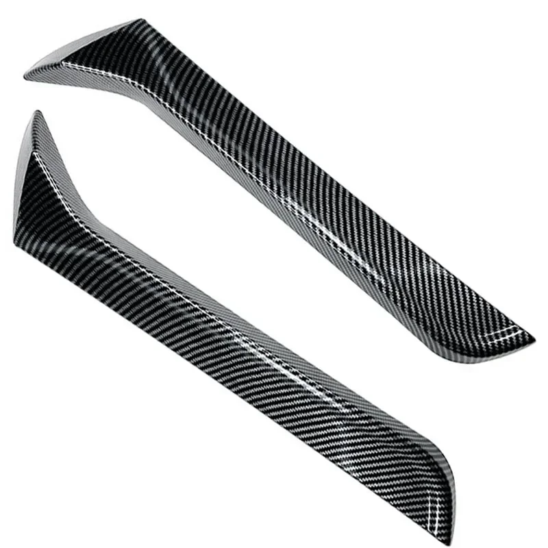 ل VW T-ROC SUV A11 MK1 R R-Line TSI TDI 2017-2023 نافذة السيارة الخلفية الجانب المفسدين أجنحة الشفاه الجسم أطقم الفاصل اكسسوارات