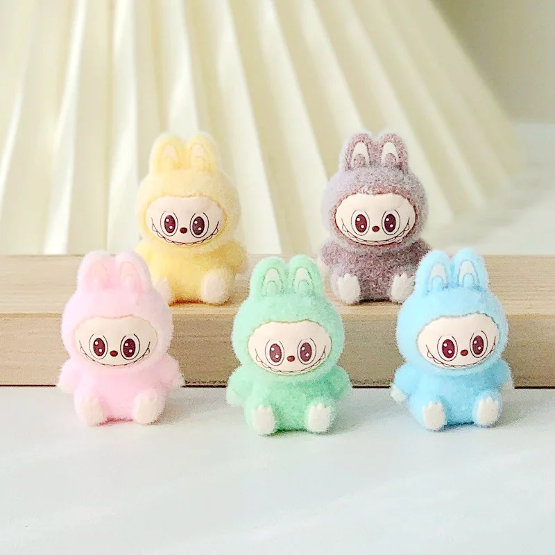 

5 Pieces Mini Labubu Standing and Sitting Dolls Cute Toys Desktop Decorations Decorations Christmas Gifts