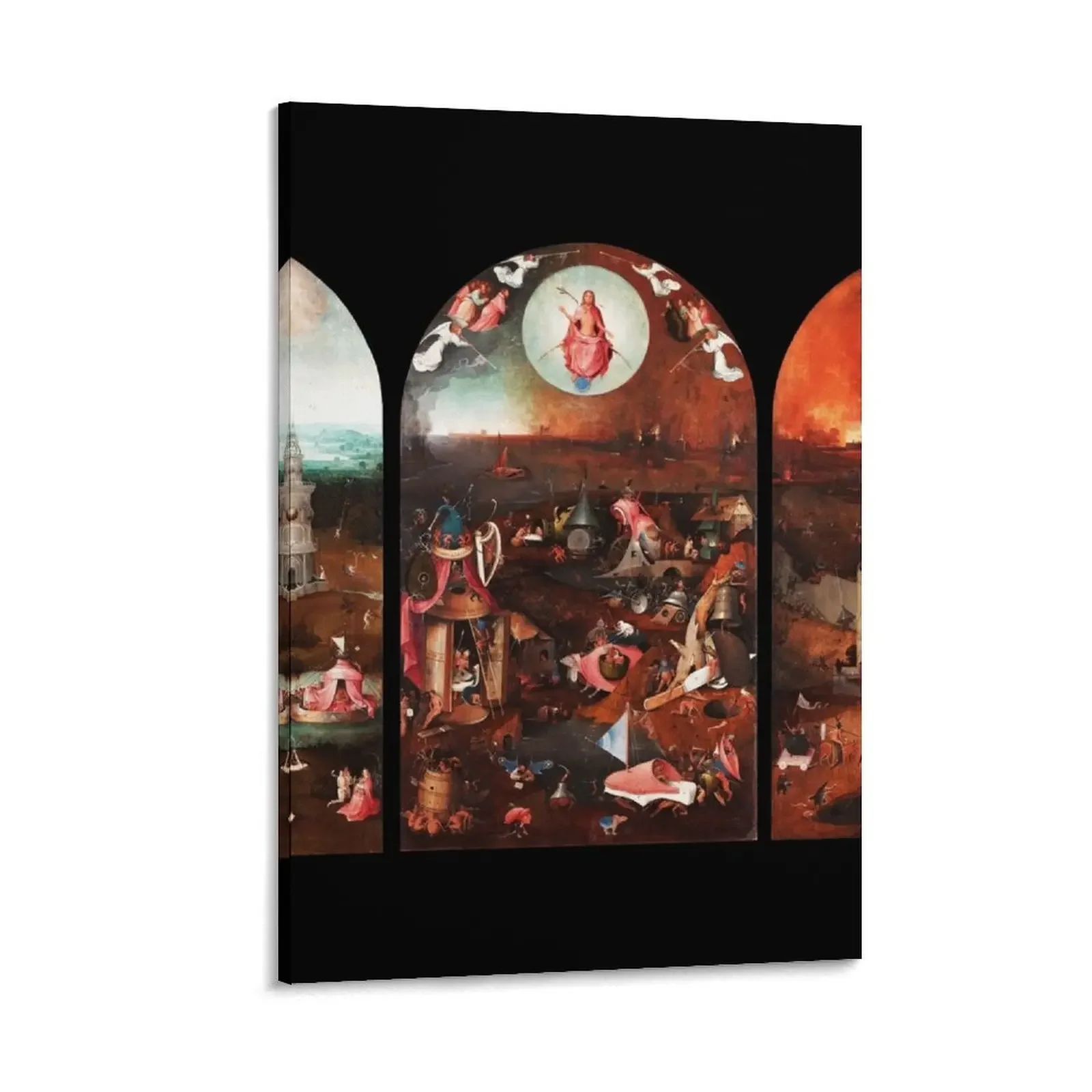 

Triptych of the Last Judgement by Hieronymus Bosch Canvas Painting bedroom decoration luxury home decor