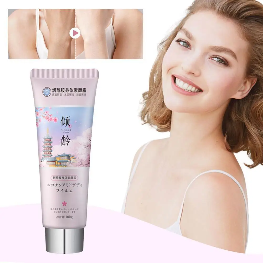 Niacinamide Body Lotion Concealer Bleaching Cream Brightening Moisturizing Lighten Nourishing Skin Skin Care Tone 1 G9N4