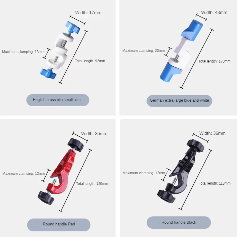 Lab Cross Clamp Small Medium Large Extra Large British German Aluminum Iron Cross Clamp Clamp