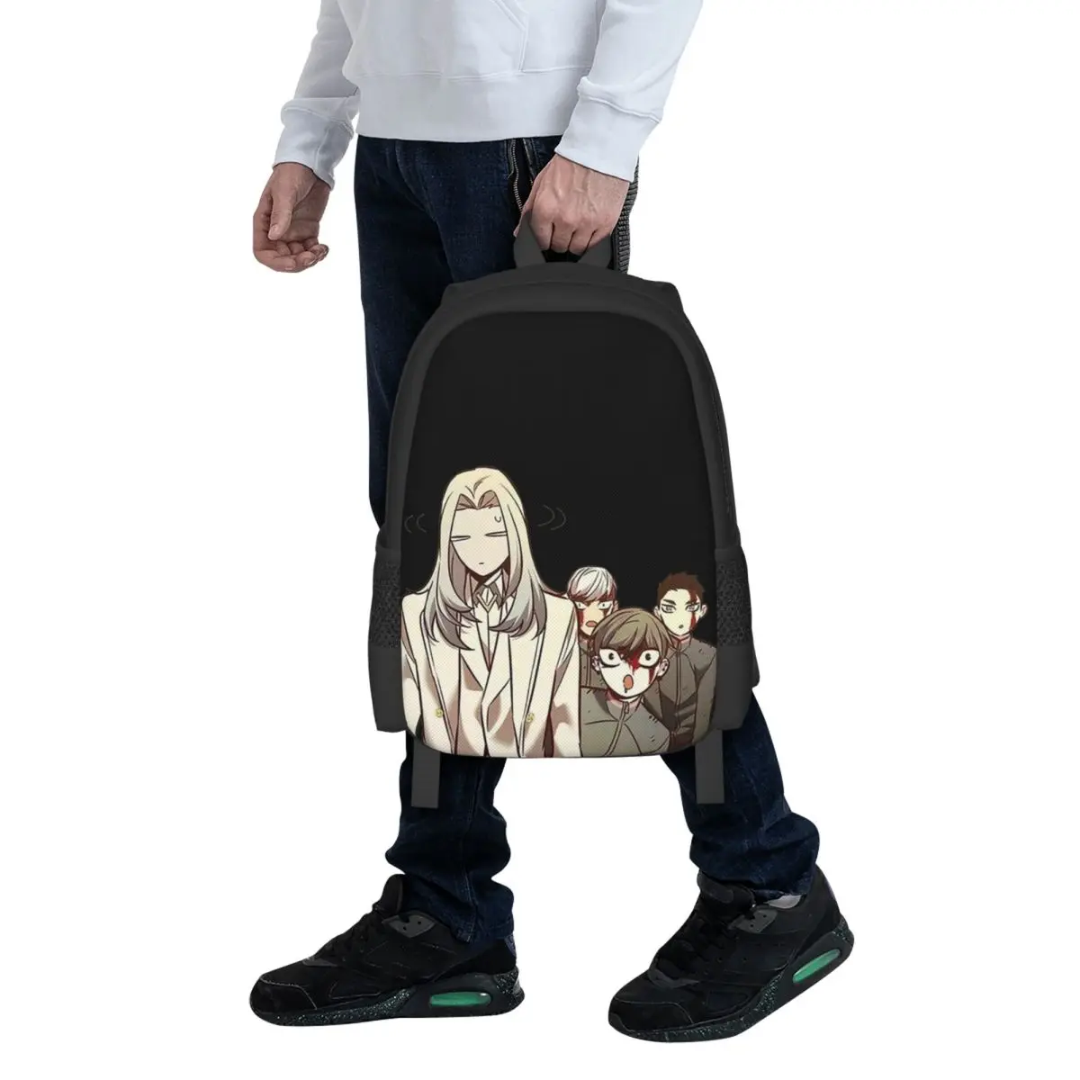 

Super Edition Of Eleceed Manhwa Artwork 5 Student Backpack School Bag Hiking Travel Daypack Fashion Bookbag Shoulder Bags