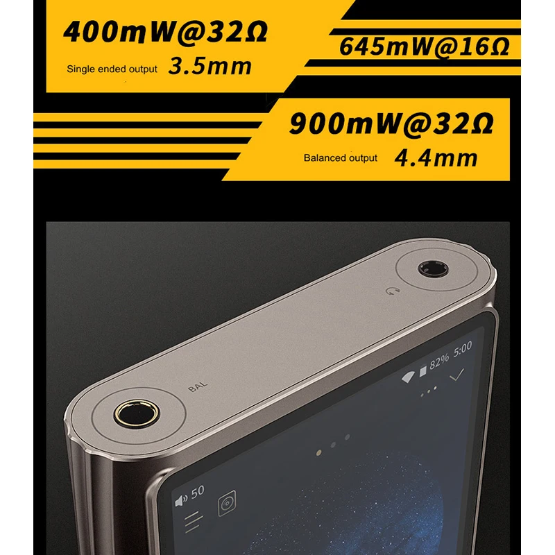 SHANLING M7 Android Portable Music Player MP3 ES9038Pro DAC Qualcomm 665 Soc 6G RAM 128G ROM DSD512 1080p MQA Sharp HD Screen